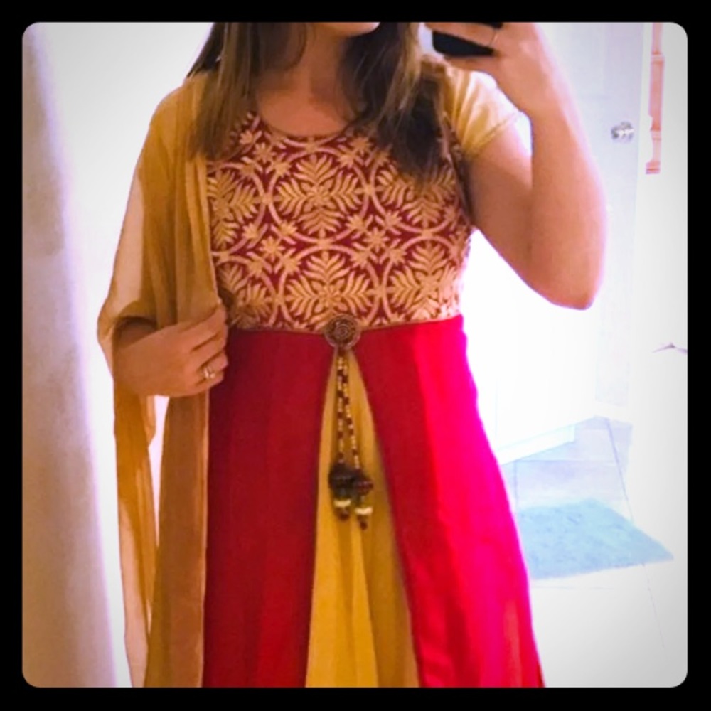 Fuchsia Anarkali Suit